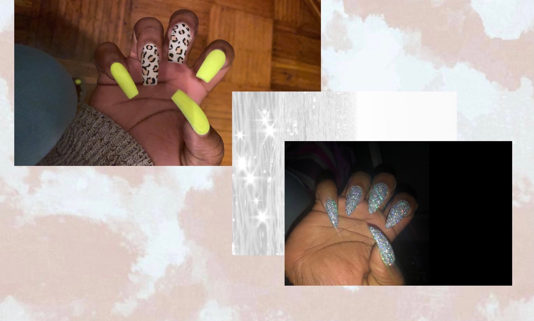 A photo of different style nails