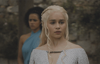 gif of Daenerys from Game of Thrones