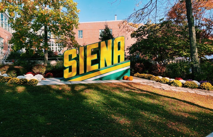 Siena College sign