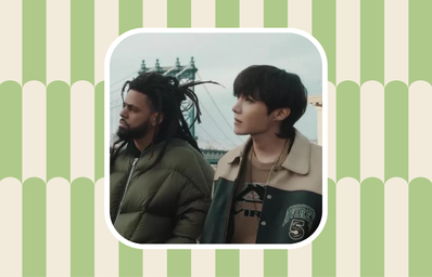 j. cole and j-hope in the \"on the street\" teaser