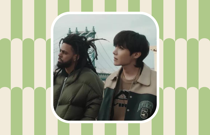j. cole and j-hope in the \"on the street\" teaser