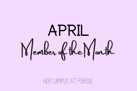 Purdue April Member of the Month
