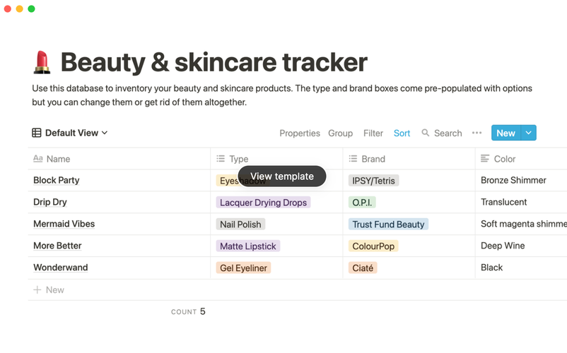 Notion Trackers