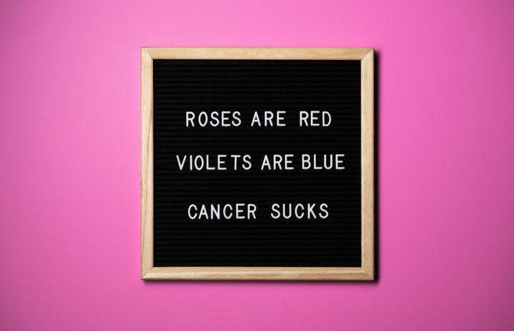 Cancer sucks poem
