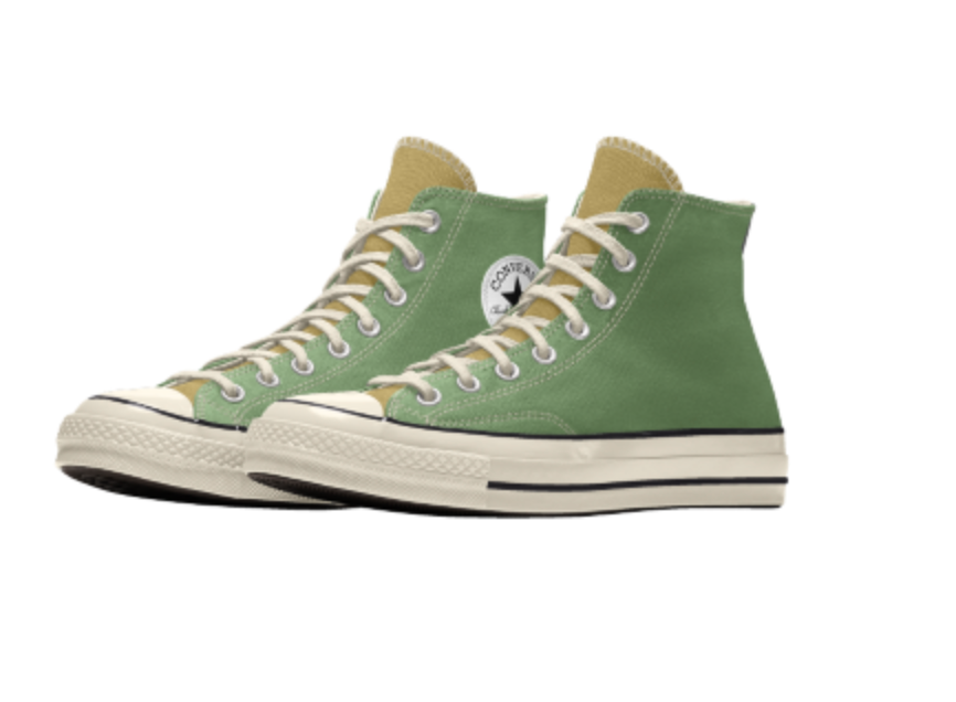 salvia grön Hög topp converse