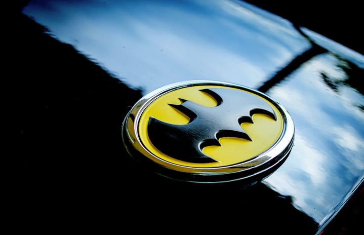The batman logo, like his symbol as a superhero