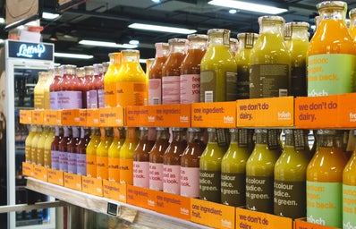 Fruit Juices in Supermarket/ Juice