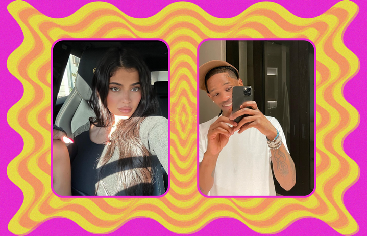 kylie jenner and travis scott post selfies on instagram