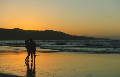 Beach Couple Love