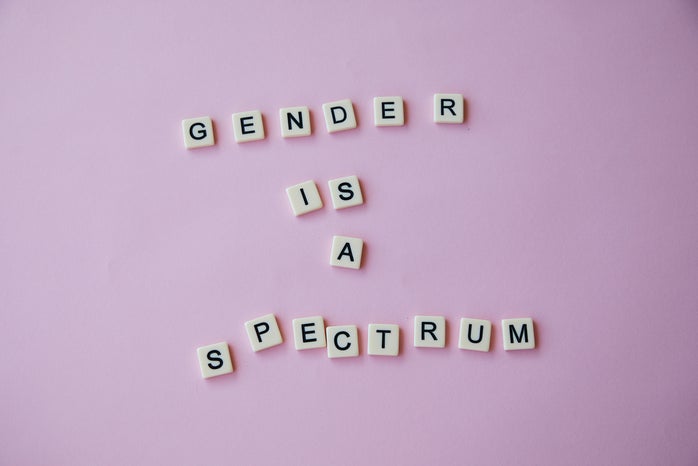 gender is a spectrum sign