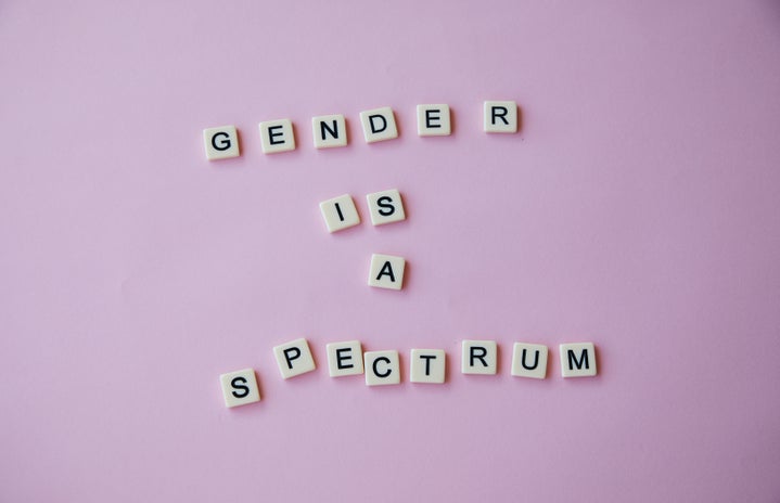 gender is a spectrum sign