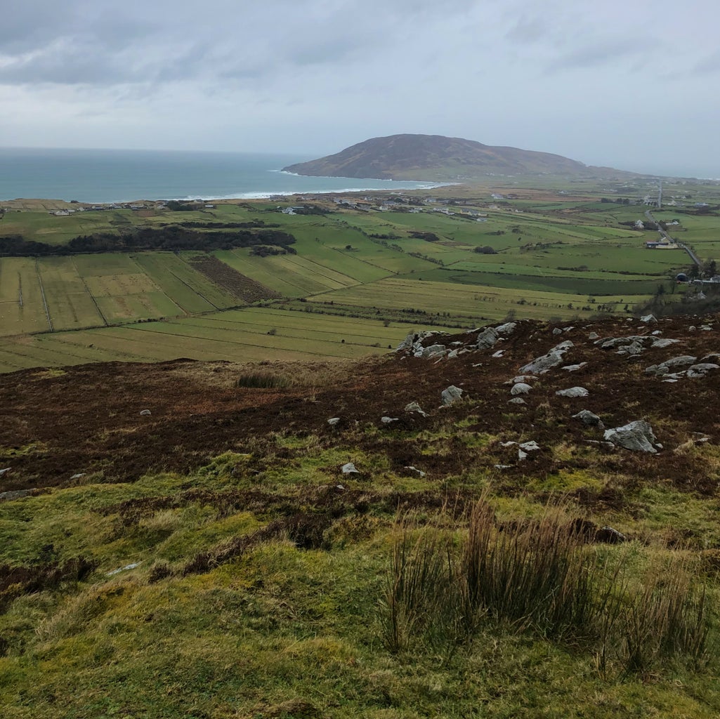 hills and ocean in Northern Ireland