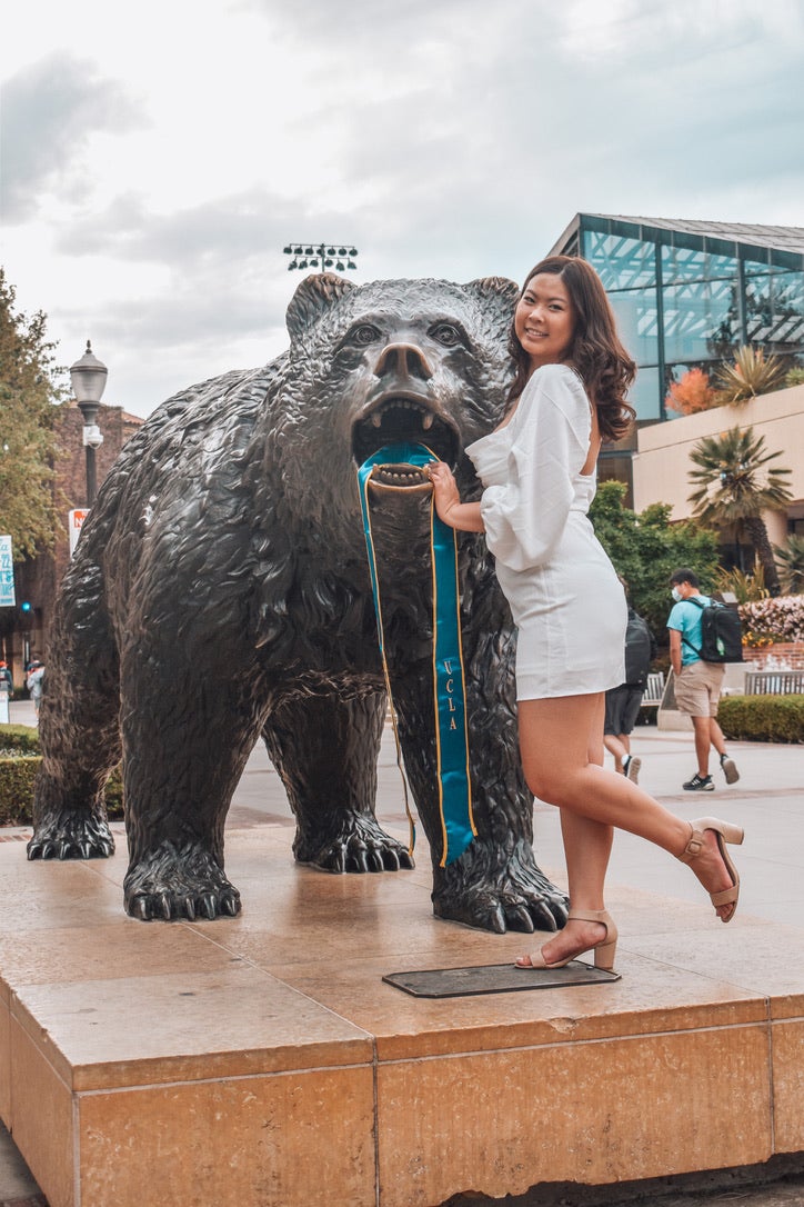 bruin bear grad photo