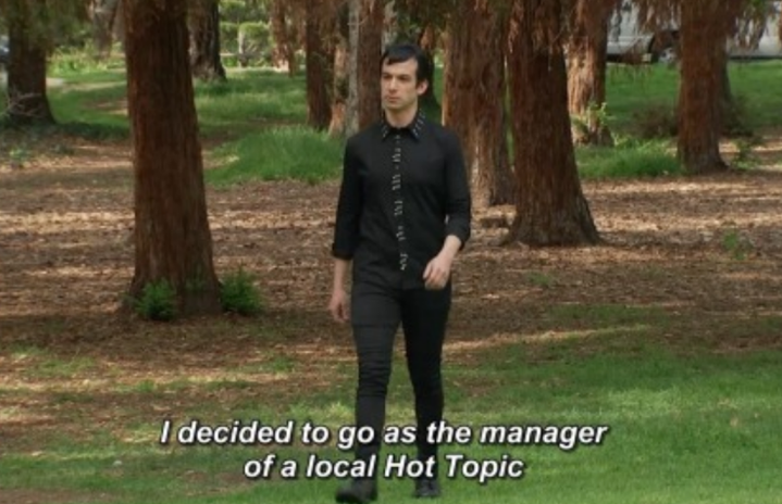 Screenshot from the show- Nathan For You