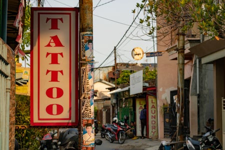 tattoo signage