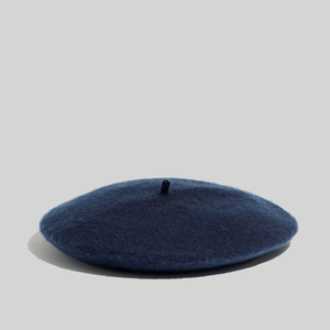 navy felt beret winter hat ideas