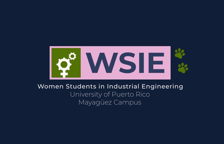 Logo of the Women Students in Industrial Engineering (WSIE) in the University of Puerto Rico Mayaguez (UPRM) Campus