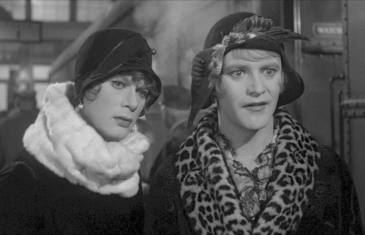 Tony Curtis and Jack Lemmon in \"Some Like It Hot\" (1959)