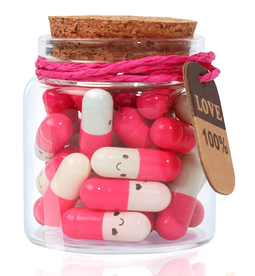 pill capsule messages valentine\'s day