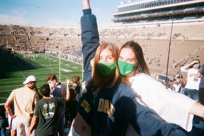 Notre Dame game day by Sara Robinson?width=698&height=466&fit=crop&auto=webp
