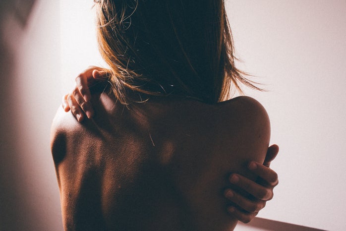 photo of woman\'s back