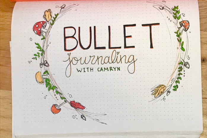 Bullet journal cover page by Camryn Chernick?width=698&height=466&fit=crop&auto=webp