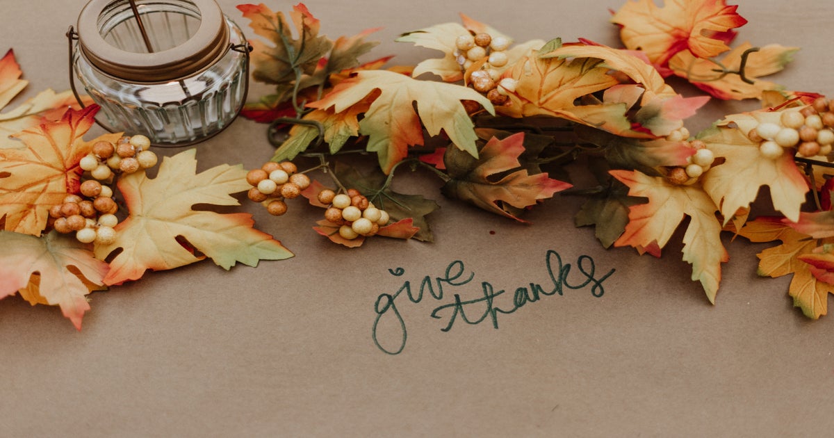 Example of a thanksgiving letter