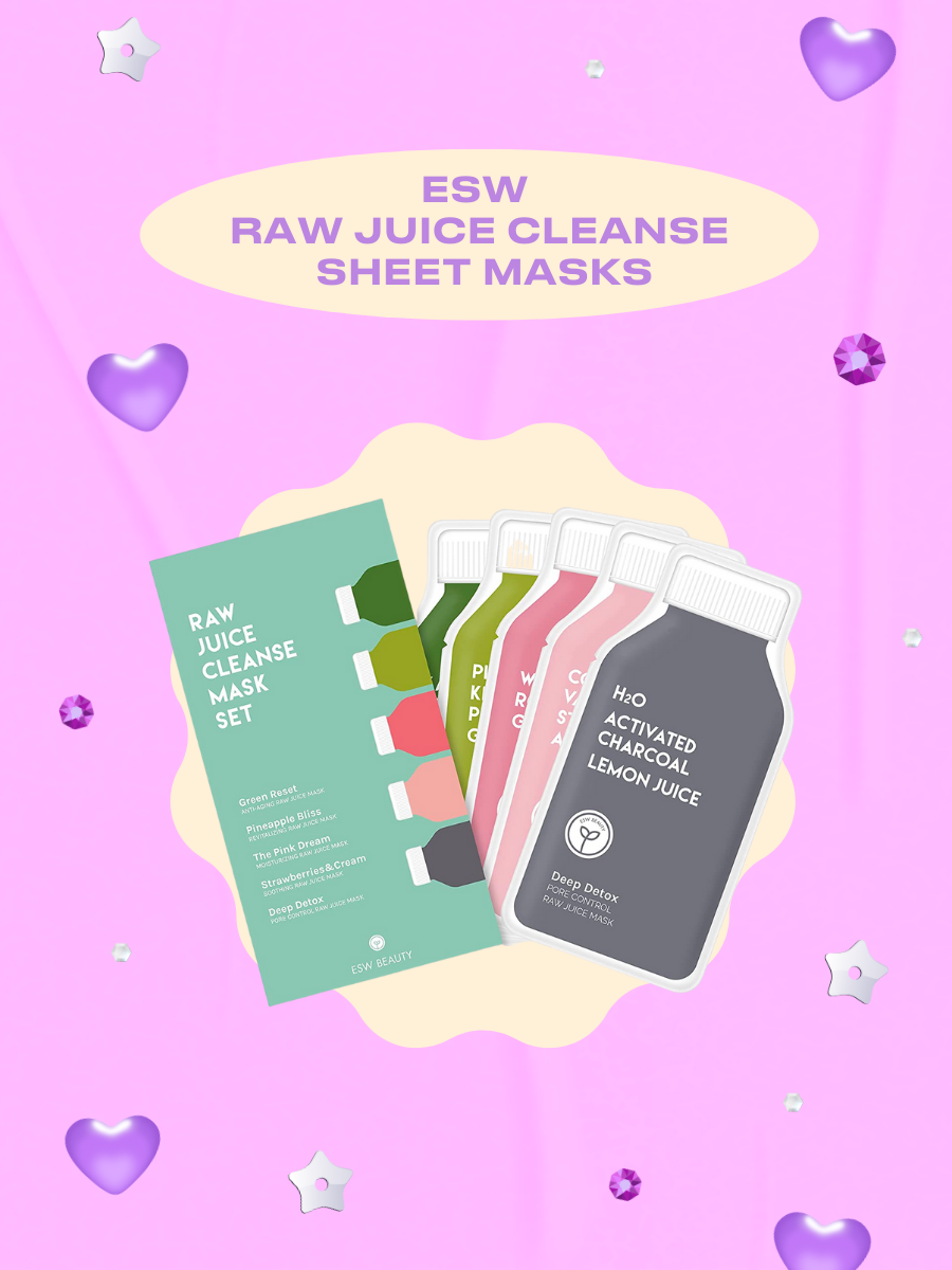 ESW — Raw Juice Cleanse Sheet Masks
