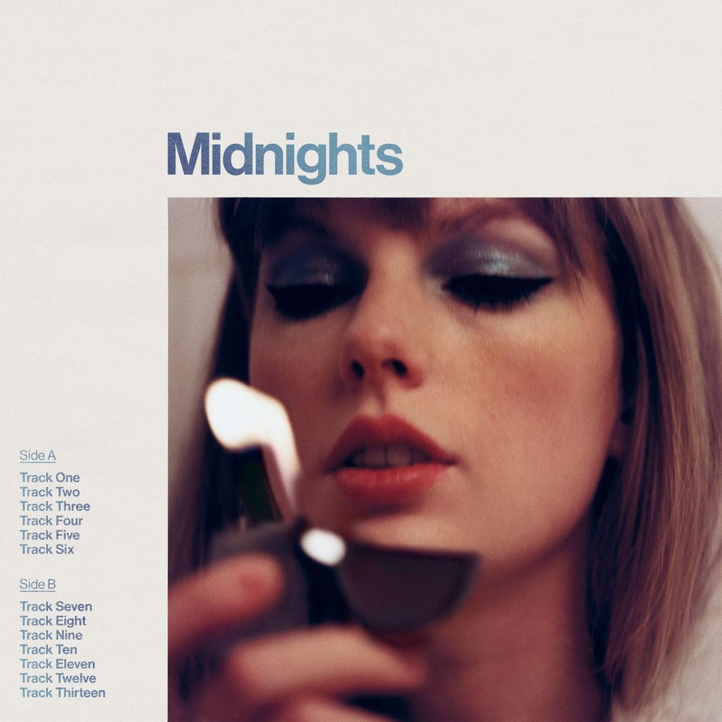 The album cover of Taylor Swift\'s Midnights