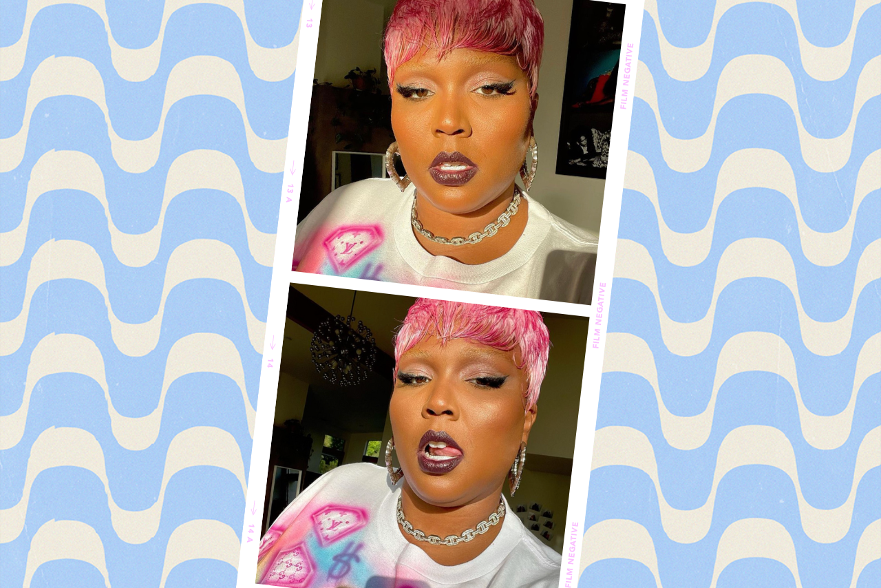bleach brows at home lizzo