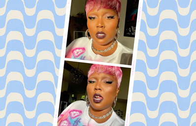 bleach brows at home lizzo
