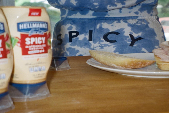 spicy mayo spicy tracksuit on jordanjpg by Hellmanns?width=698&height=466&fit=crop&auto=webp