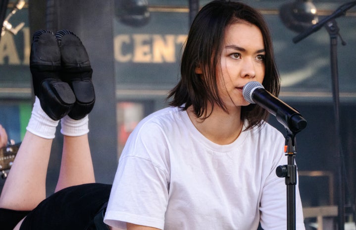 mitski performing Photo by David Lee distributed under a CC BY 20 license?width=719&height=464&fit=crop&auto=webp