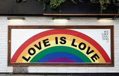 Love is Love mural art