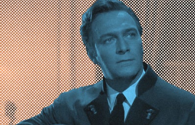 Graphic of Captain von Trapp played by Christopher Plummer in The Sound of Music
