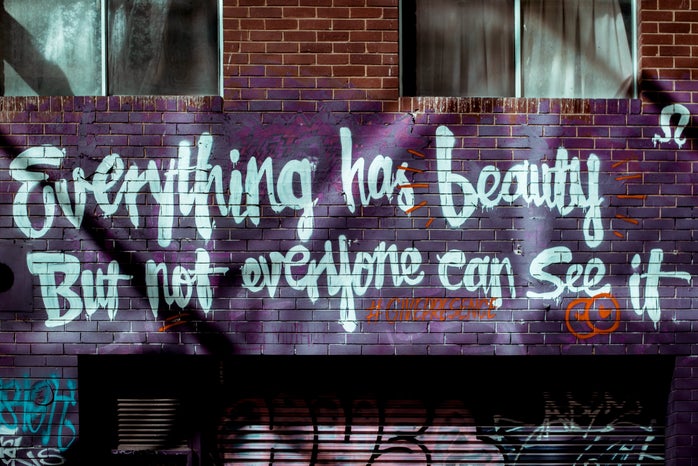 Everything has beauty street art by Annie Spratt on Unsplash?width=698&height=466&fit=crop&auto=webp