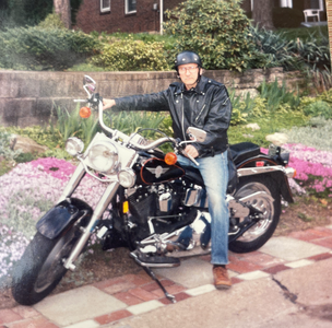 Man on Motorcycle