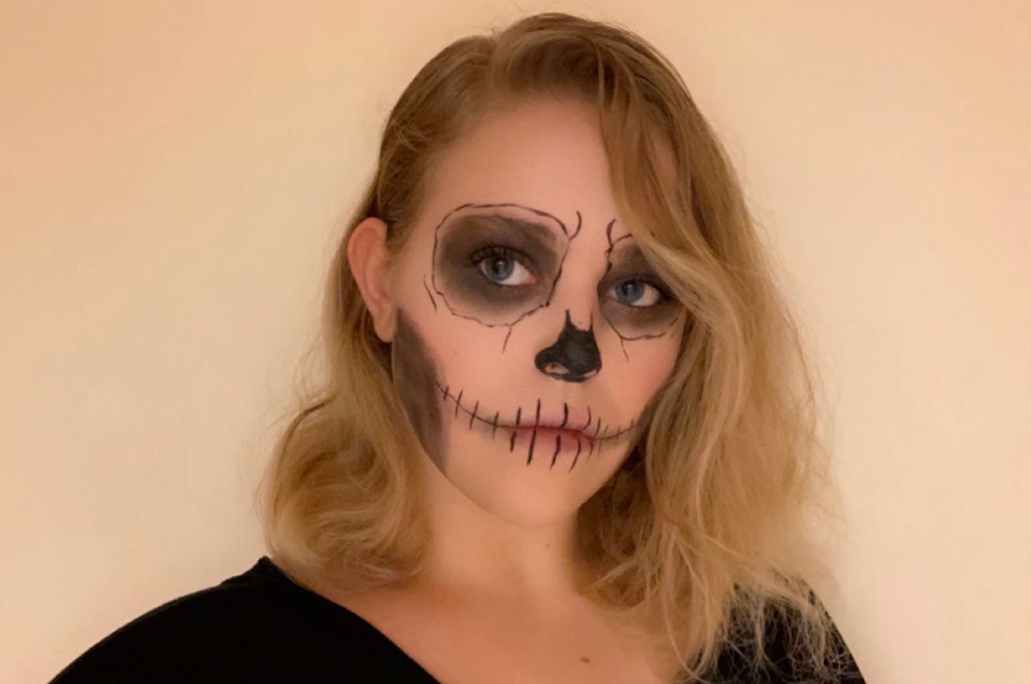 My costume as a skeleton