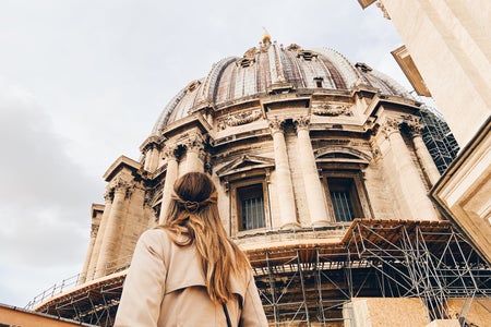 Woman in Italy