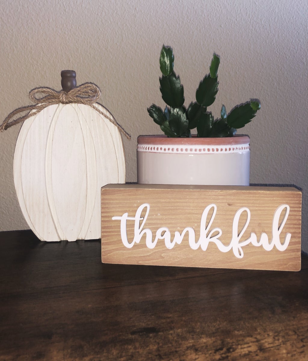 Wooden fall décor