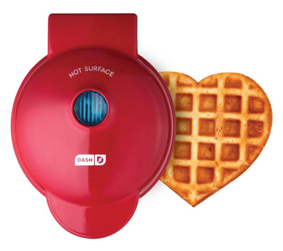 heart mini waffle maker valentine\'s day