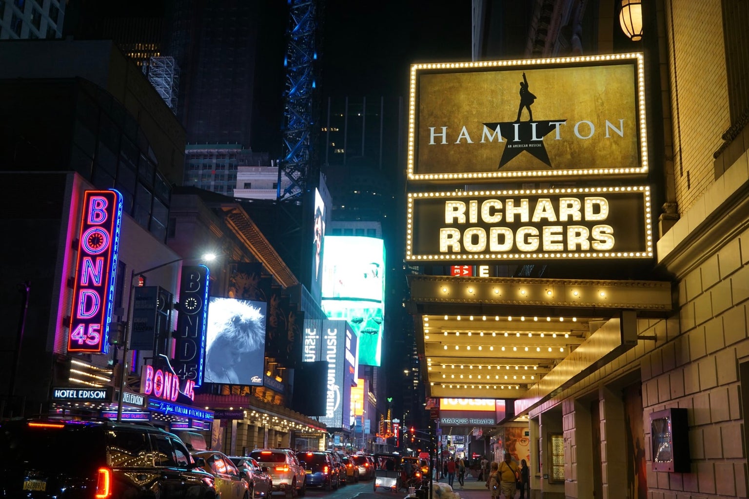 Hamilton at the Richard Rogers theater