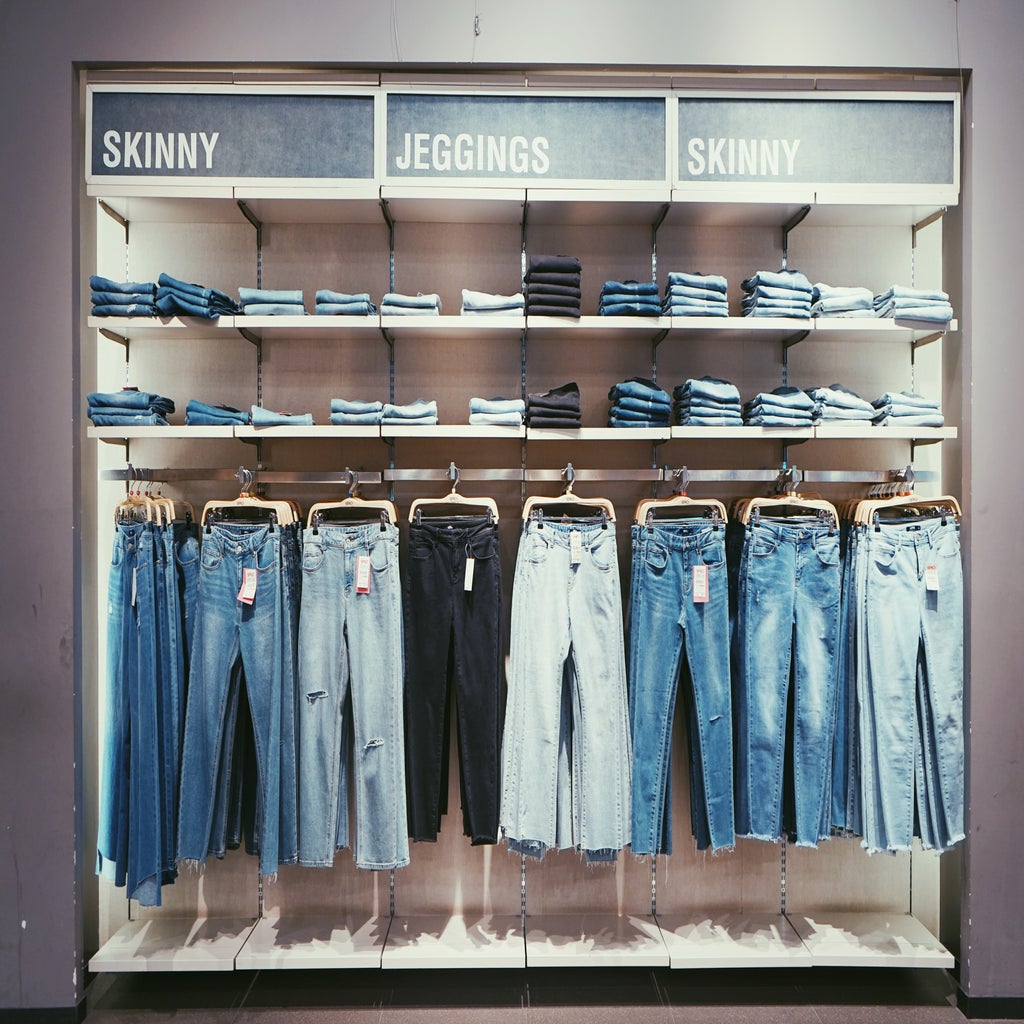 hanged jeans