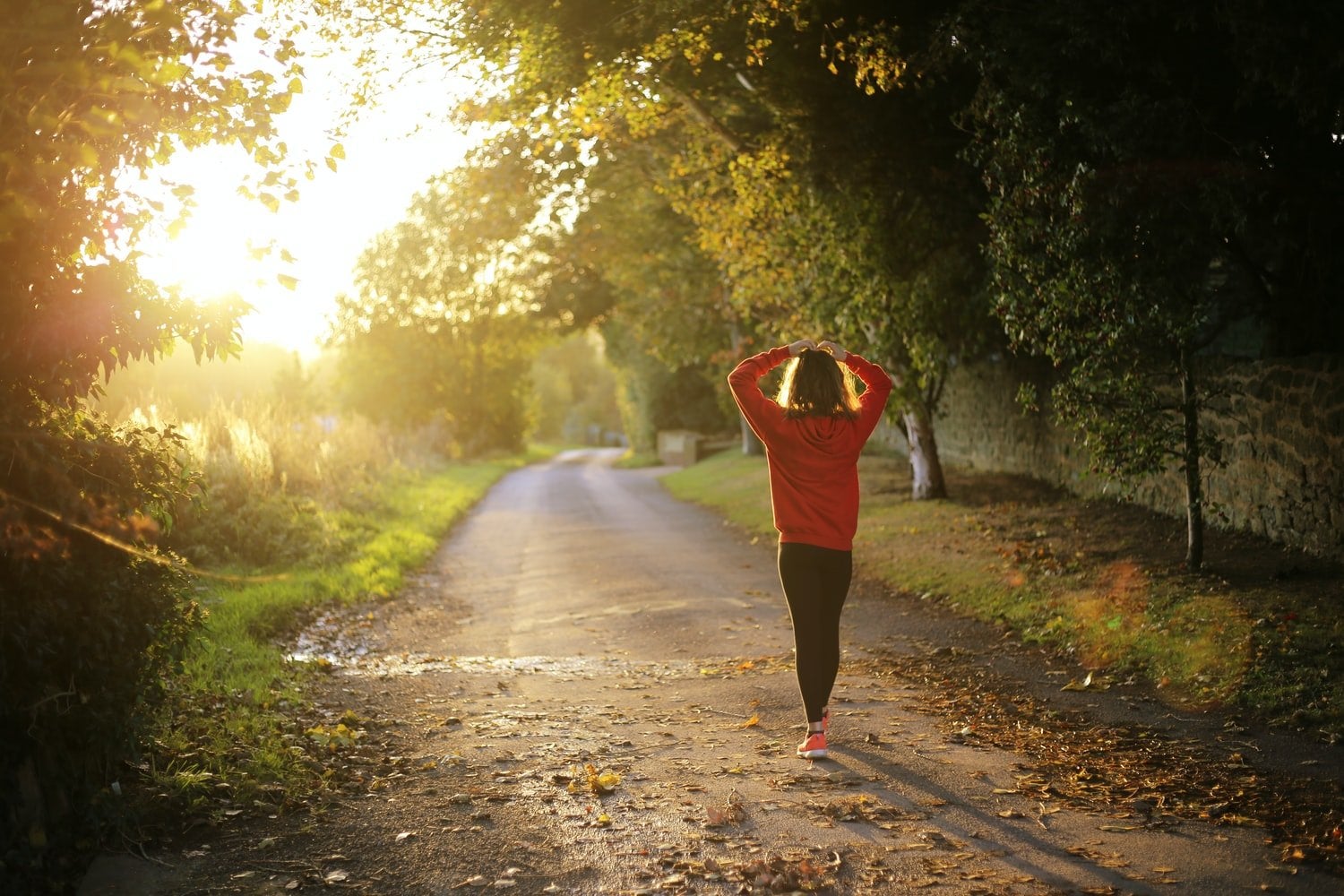 Person running