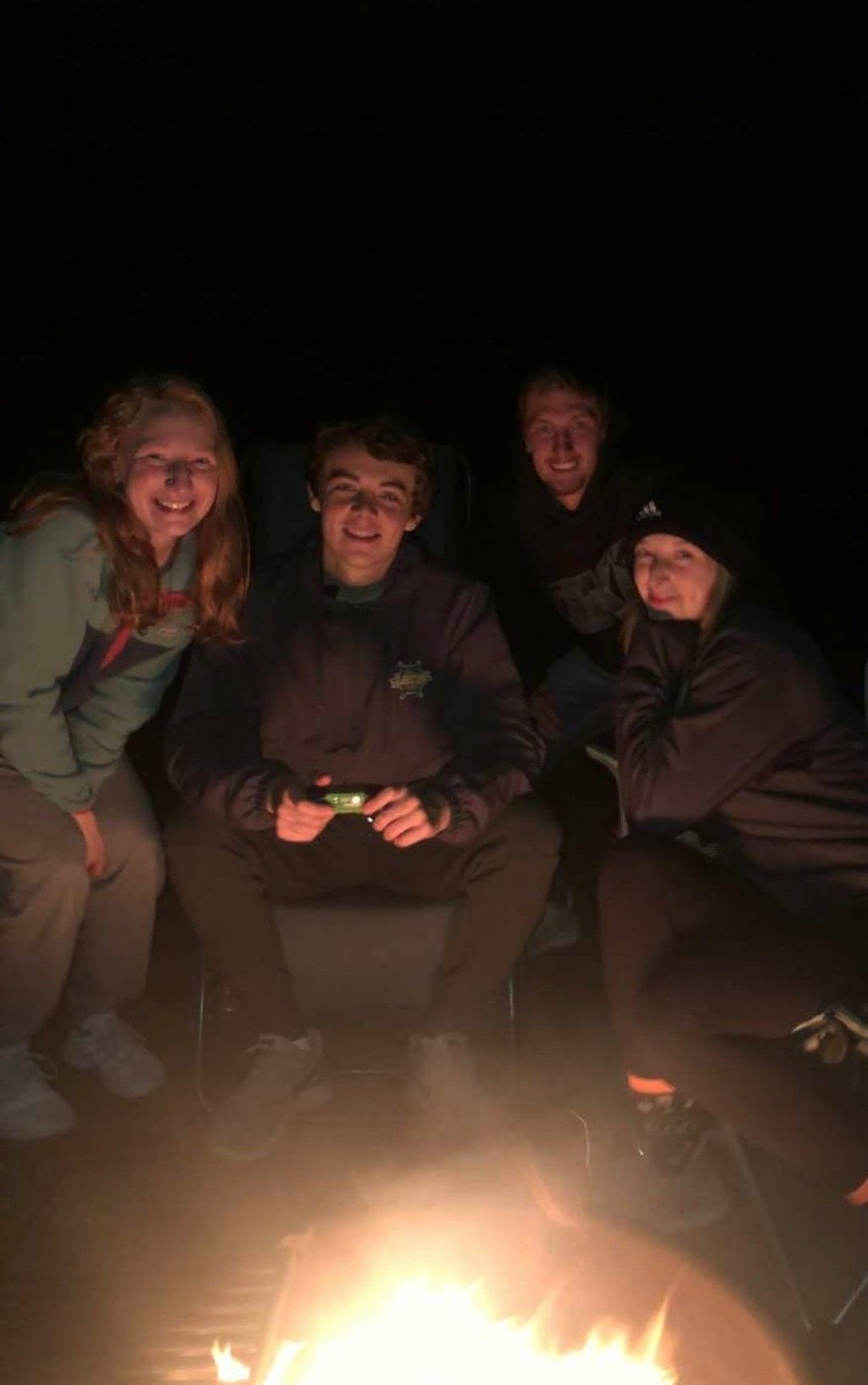 Bonfire with friends
