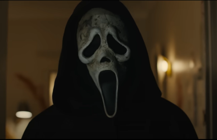 screenshot of \"Scream VI\" trailer