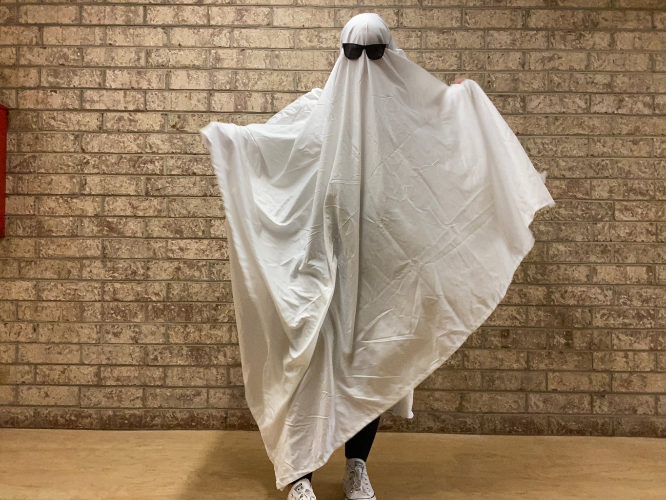 My costume as a ghost