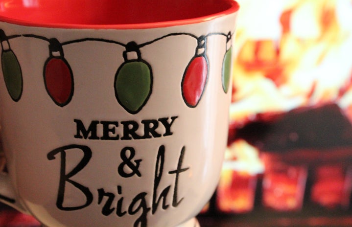 holiday coffee mug