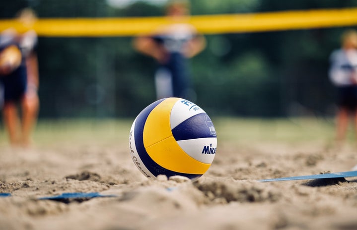 beach volleyball court
