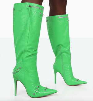 lime green boots